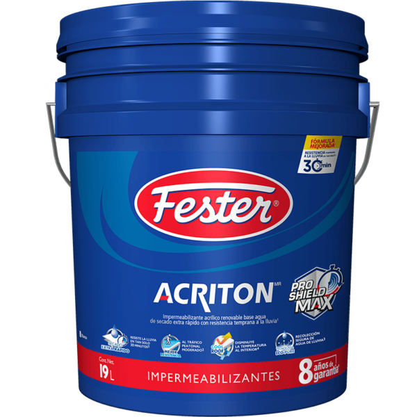 Fester Acriton 8 años Blanco 19 Litros